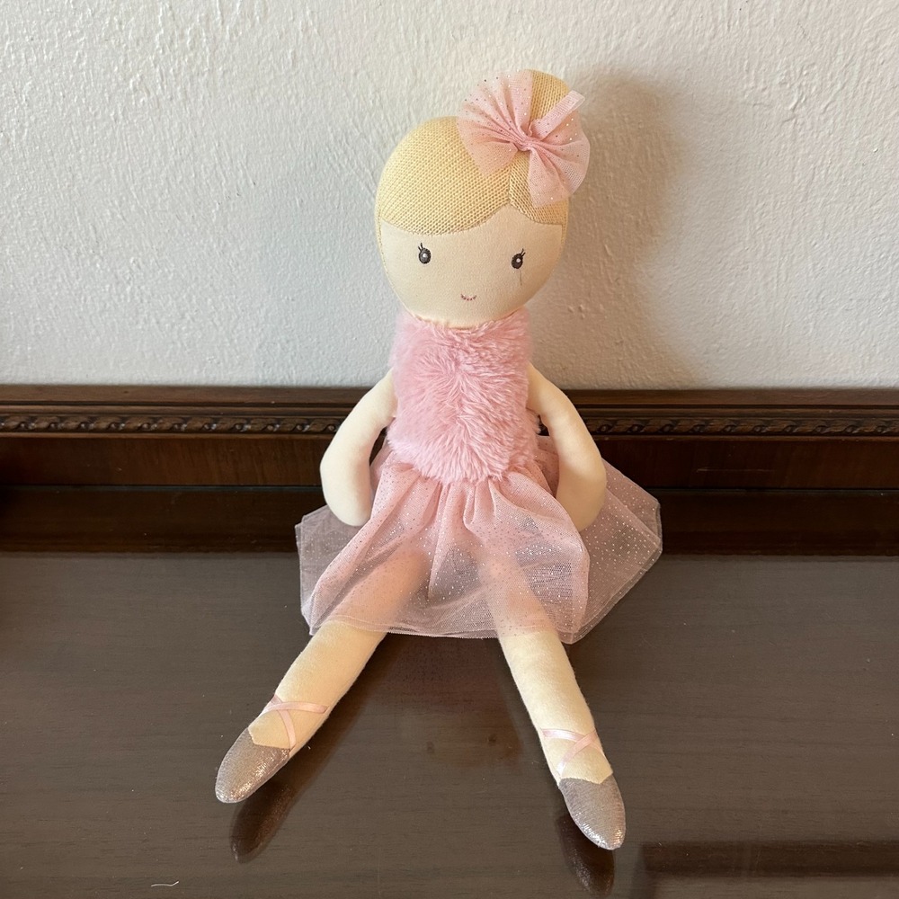 Bearington Ballerina Blonde 16.5 Inch Doll Plush Soft Toy Lovey